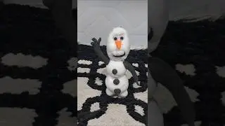 How to make Olaf by art by momizer | how to make a snowman for Christmas | kids craft for Christmas