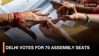 Delhi votes for 70 assembly seats | DD India