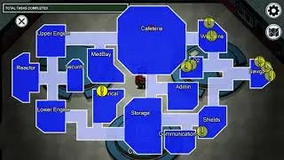 Among Us: The Skeld Crew Tasks &ndash; East