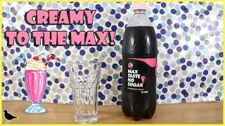 Pepsi Max Creaming Soda Flavour Soft Drink Soda Taste Test Review! | Birdew Reviews