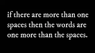 Count Number of Words in a Sentence | C++ Programming