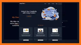 Simple Tailwind CSS Portfolio Design with Source Code