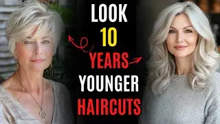 Look 10 YEARS YOUNGER Instantly with Medium/Short Haircuts for Woman After 60