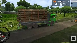 PERJALANAN SUNYI TRUK HINO 500 PENGANGKUT KAYU‼️Truck simulator Indonesia