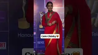 Chinky at red carpet of Indian telly Awards.... #chinky #indiantellyawards #e24