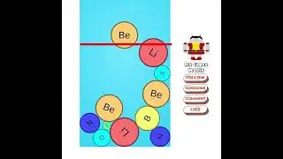 CHEMISTRYBUBBLE - Chemical Bubble, 2048 Balls Game Unblocked, Merge Balls 2D, Bubble Merge
