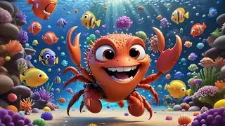 Three Colorful Crabs Count to Ten + More Nursery Rhymes & Kids Songs