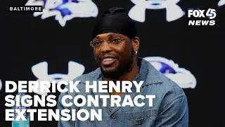 Ravens running back Derrick Henry signs extension | 'I fell in love with everything'