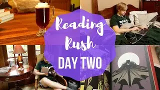 Reading Rush DAY TWO Vlog | Finished 1 book + Irish coffee recipe