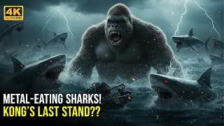 😱 Millions of Metal-Eating Sharks Swarm the Ocean&hellip; Kong Fights for Survival 🦍🦈