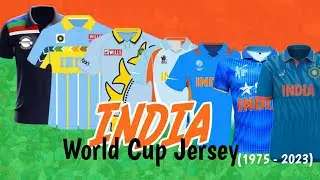 Indian Cricket History World Cup Jersey Evolution 1985 to 2023 | Team India Jersey World Cup 2023