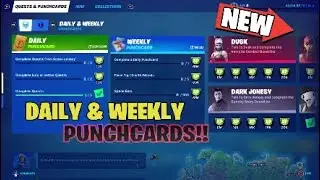 How To Complete Daily & Weekly Punchcards!! Free XP & Gold Bars