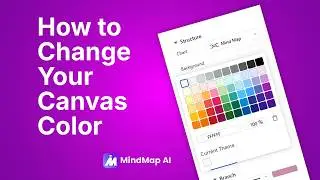 How to Personalize Your Canvas Background in MindMap AI | Feature Tutorial