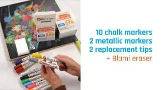 How to use Blami Chalk Markers 12 set