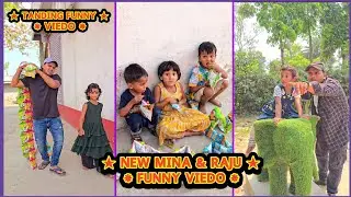 মিনা ও মামার চিপস চুরি 😂 | Mina & Raju | New Funny Comedy video 2026