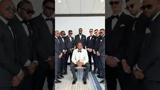 The mandem 🕴🏾#fyp #fy #groomsmen #groom #wedding #suit #marriage