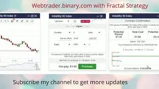 WEBTRADER.BINARY.COM: BINARY STRATEGY  with Fractal: NO MARTINGALE: RISK FREE STRATEGY