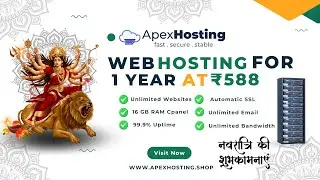 Navratri Special Offer | Get 50% OFF on Cheap Web Hosting Plans - Apex Hosting Shop