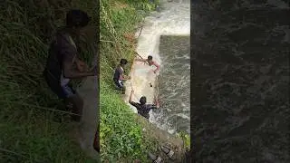 Village young boys old method fishing #fishing #shortvideo #food #fishingvideo