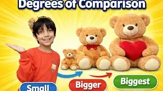Degrees of Comparison | Small, Bigger, Biggest | English Grammar for Kids | MahiraPlayhouse