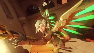 Mercy's golden gun on Fortune skin