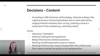 Decisions, Decisions    Ilona   The Decision Making Coach