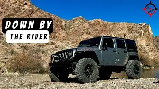 Searching for trails; down by the river