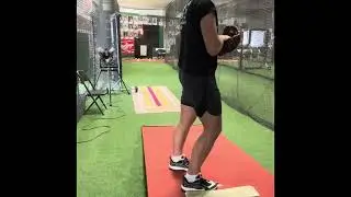 Warmup and bullpen session prepping for Sophomore season.