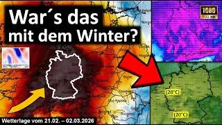 War&acute;s das mit dem Winter? Kommende Woche Vorfr&uuml;hling mit knapp 20&deg;C?! 
