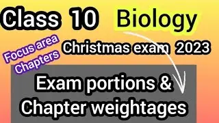 sslc christmas exam 2022 biology exam portions in malayalam/chapter weightage/focus area chapters