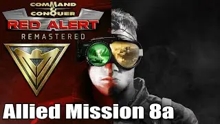 C&C: Red Alert Remastered Allied Mission 8a - Protect the Chronosphere (North) (Non-Commentary) (4K)