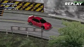 Initial D Street Stage Time Attack   Akagi Downhill   Mitsubishi Evo 6
