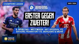 Champions League Tipps ⚽ 26.11. 🏆 Arsenal vs. Bayern, Frankfurt uvm. 🔥 Prognose & Analyse Mittwoch