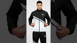 Premium Black & White Custom Tracksuit Hindraw Sports Athletic Fit Training #Hindraw Sports