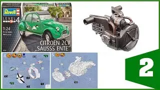 REVELL  2CV Citroën 1/24  Tuto Build  PART 2