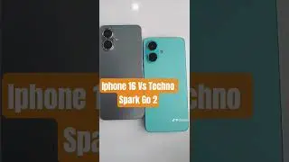 Techno Spark Go 2 Vs Iphone 16 #smartphone #pakistan #stormtube#iphone16 #techno #technospark #go2