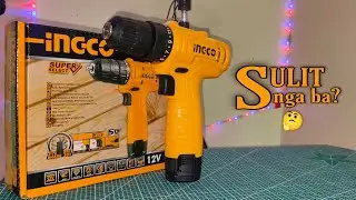INGCO Cordless Drill 12V Lithium ion Battery S12 | Unboxing and Review