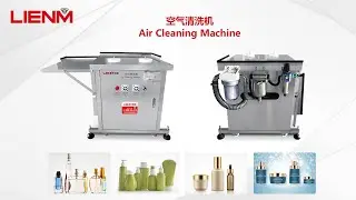 LIENM perfume bottle air cleaning machine with blower and filters