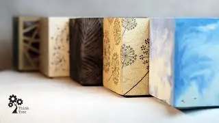 How to decorate concrete planters &ndash; DIY / Jak ozdobić betonową doniczkę / Think Tree