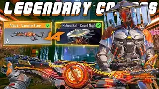 Legendary Hidora Kai Cruel Night + Legendary Argus Carmine Flare The Best Combination To Use - CODM