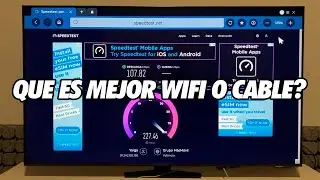 Que Conexion es Mejor para un Smart TV, Wifi o Cable de Red?