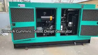 Original 200kva Cummins silent diesel generator Cummins engine model 6CTA8.3-G1 Stamford Alternator