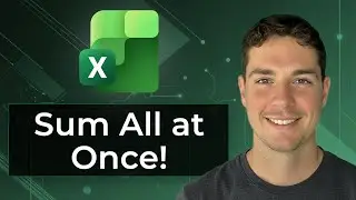 How to Sum an Entire Table in 1 Second (alt + =) in Excel [2026 Guide]