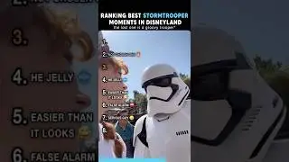 Best Stormtrooper Moments at Disneyland #usa #disneyland #shorts
