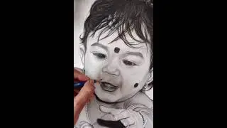 Baby Sketch | Realistic Portrait | Arti's Art