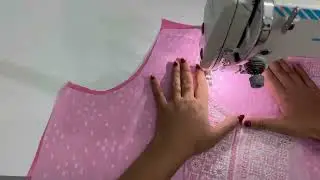 Kurta cutting and stitching tutorial || designer kurti for summer 