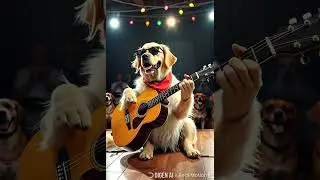 Bark and Roll! 🎸🐾 Watch This Dog Rock the Guitar!