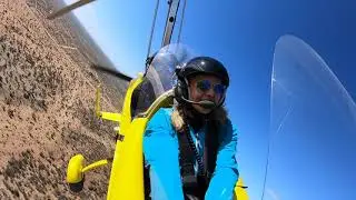 Namibia explored by Gyrocopter MTO Sport and Pickup. Nature, Flying and Animals.