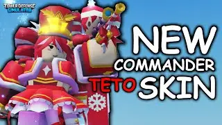NEW TETO COMMANDER SKIN SHOWCASE + VOICE LINES | TDS