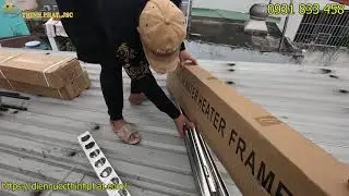 Tự lắp máy Năng Lượng Mặt Trời Bình Minh tại nhà ! Chuyên cung cấp lắp đặt máy nước nóng NLMT